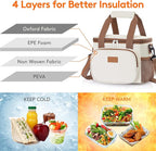 Lifewit Medium Lunch Bag Insulated Lunch Box Soft Cooler Cooling Tote - Image 2