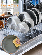 ChefRobot Nonstick Ceramic Cookware Set Healthy Pots And Pans Set Induction - Image 5