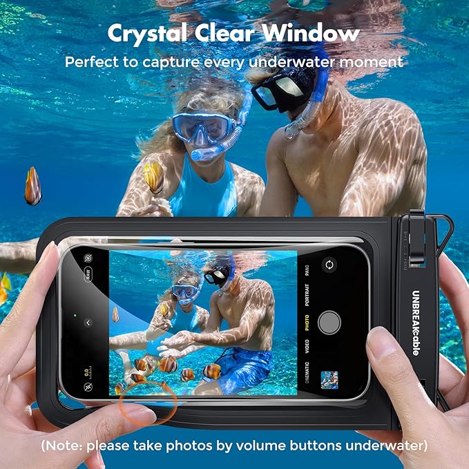 UNBREAKcable IPX8 Waterproof Phone Pouch 2-Pack, Double Space Waterproof Phone - Image 8