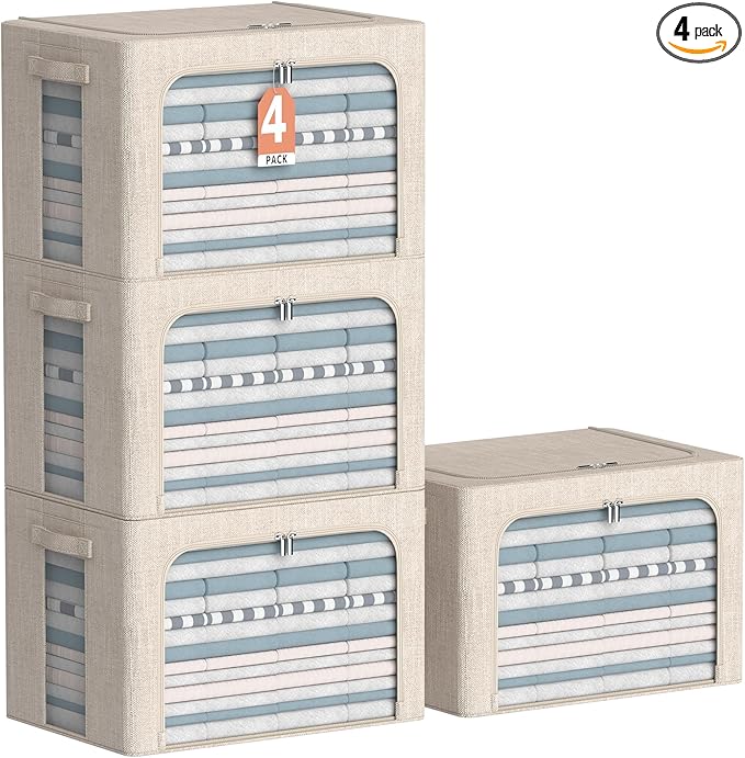 4 Pack Clothes Storage Bins by CYhom