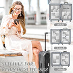 8 Set Compression Packing Cubes Travel, Lightweight Expandable Travel Cubes - Image 3