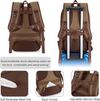 Tzowla Canvas Laptop College Backpack - Image 5