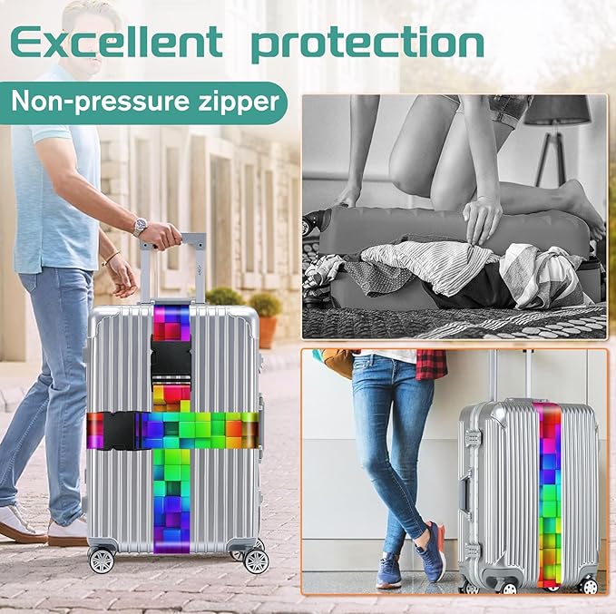 Slohif Luggage Straps for Suitcases Travel Belt Accessories Luggage Connector - Image 5