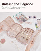BAGSMART Jewelry Organizer Case Travel Jewelry Storage Bag - Image 3