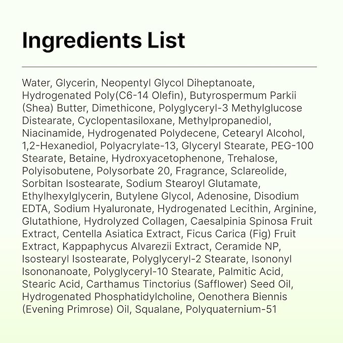 Dual Core Deep Collagen Cream, Niacinamide, Ceramide & Hydrolyzed Collagen for Glowing & Lifted Skin, Hydrating & Firming Moisturizer, Korean Skin Care (1.01 Fl Oz / 30ml)
