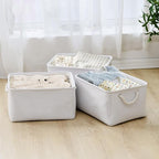 TheWarmHome Fabric Storage Bin, Large 1 Pack 15.7L*11.8W*8.3H Storage Basket - Image 4