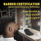 Twist Styler Brush for Black Men - Premium Durable Washable Hair Sponges Curls with Ergonomic Grip, Suitable for Afro 4C Hair & Coiled Textures - Home Styling Essential Hair Brush for Men & Barbers
