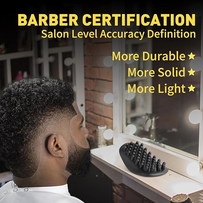 Twist Styler Brush for Black Men - Premium Durable Washable Hair Sponges Curls with Ergonomic Grip, Suitable for Afro 4C Hair & Coiled Textures - Home Styling Essential Hair Brush for Men & Barbers