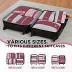 8 Set Compression Packing Cubes - Image 7