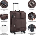 Hanke 20 Inch Softside Expandable Carry On Luggage - Image 4