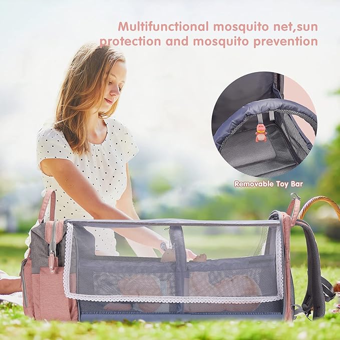 DERJUNSTAR Baby Diaper Bag Backpack - Image 4