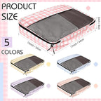 5 Pcs Packing Cubes for Suitcase Large Travel Cubes Carry on Luggage Organizer - Image 2