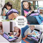 COOLBEBE Kids Travel Tray for Toddler Car Seat, Travel Tray for Airplane - Image 2