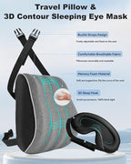 JefDiee Travel Pillows for Airplanes, Travel Pillow - Image 3