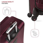 SwissGear Sion Softside Expandable Luggage, 2-Piece Set - Image 3