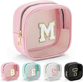 YOOLIFE Mini Initial Makeup Bag | Travel Toiletry Bag | Clear Makeup Bag | by YOOLIFE