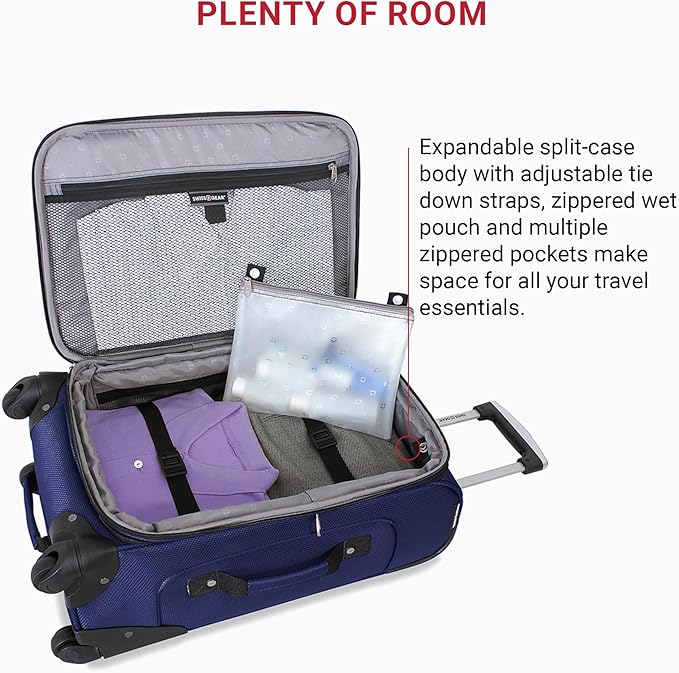 SwissGear Sion Softside Expandable Luggage, 2-Piece Set - Image 6