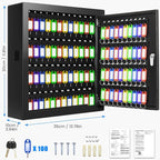 100 Keys Key Lock Box, Anti-Theft Key Cabinet - Image 2