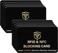 SaiTech IT 10 Pack RFID Blocking Card, One Card Protects Entire Wallet Purse by SaiTechIT