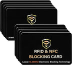 SaiTech IT 10 Pack RFID Blocking Card, One Card Protects Entire Wallet Purse by SaiTechIT
