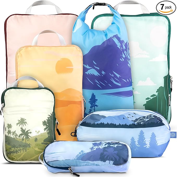 Large Compression Packing Cubes by TRIPPEDTravelGear