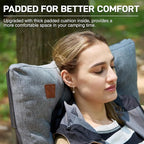 EVER ADVANCED Padded Oversized Folding Camping Chair - Image 2