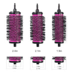 Round Brush for Blow Out - Round Hair Brush Set with Detachable Barrels Styling Tool, Roller with 6 Barrels 1 Handle, 3 Different Hair rollers to Create Your Hairstyle
