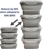 Cocina Vida Collapsible Silicone Food Storage Containers - Image 2