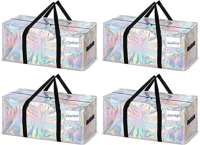 4 Pcs 24 Gallon Large Moving Bags by Clysee
