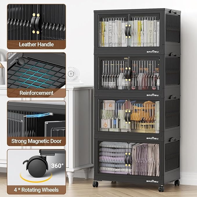 BROVIEW 400Qt Stackable Storage Bins - Image 5