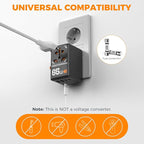 TESSAN Universal Travel Adapter, GaN 65W International Plug Adaptor - Image 5