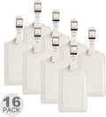 8 Pack Leather Luggage Travel Bag Tags by Travelambo by Travelambo
