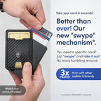 TRAVANDO Swype Slim Wallet for Men Metal RFID Blocking Mens Wallet Card Case - Image 3