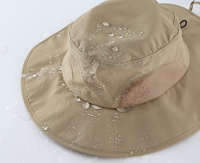 Home Prefer UPF50+ Mens Sun Hat Wide Brim Fishing Hat - Image 3