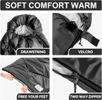 Sleeping Bags for Adults Cold Weather, Waterproof, Lightweight Camping Sleeping - Image 6