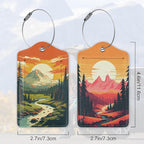 Vintage Mountain 2 Pack Luggage Tag - Image 2