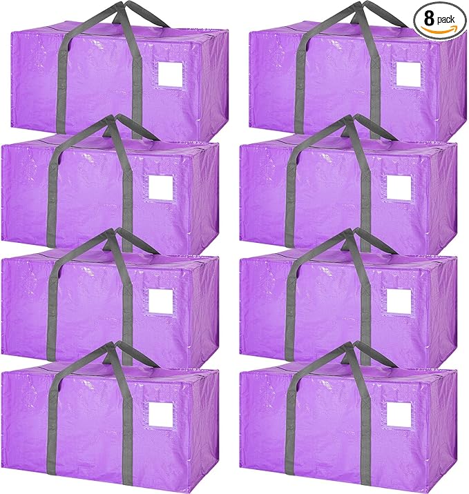 8 Pack Extra Large Moving Bags Heavy Duty Packing Bags by Unknown