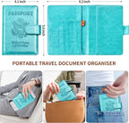 Herain Passport Holder for Travel Cruise Essentials, RFID Passports Book Card - Image 3