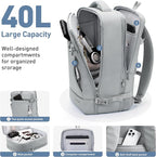 SHOWKOO 40L Travel Backpack for Men & Women, Airline Approved Carry On Laptop - Image 3