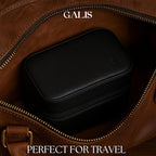 Galis Luxury Watch Case for Men High End Portable 2-Slot Watch Holder and Watch - Image 6