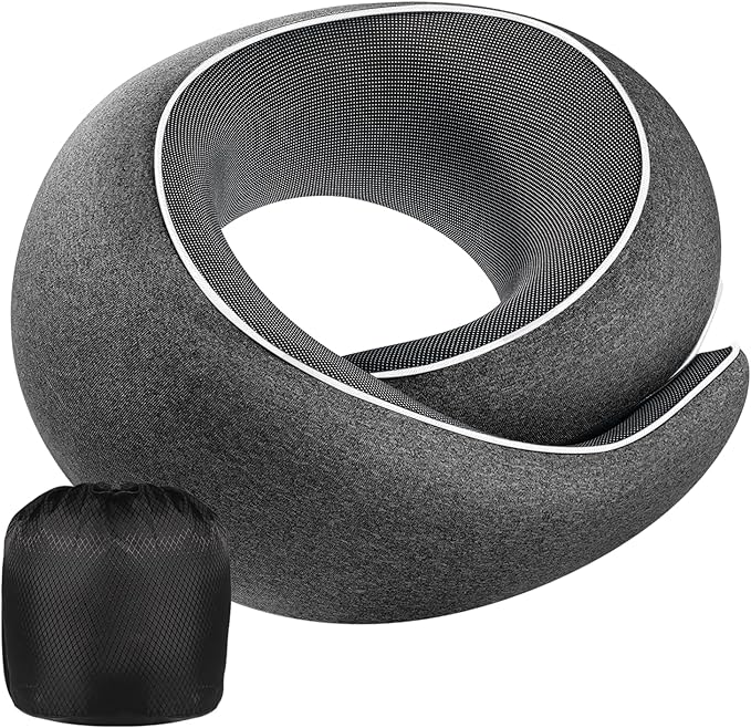 Neck Pillow Airplane, 100% Pure Memory FoamTravel Neck Pillow Travel Neck by 4litamz