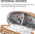 Tirrinia 2 Bottle Wine Gift Tote Carrier - Image 3