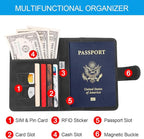 Passport Holders, RFID Blocking Credit Card Holder, PU Leather Vaccine Card - Image 6