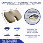 Skechers Memory Foam Seat Cushion, Office Chair Cushion - Image 5