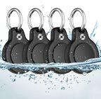 RFUNGUANGO Premium Waterproof Airtag Case, 4 Pack, Durable and Scratch Resistant by RFUNGUANGO