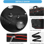 Vomgomfom Wheeled Collapsible Duffel Bag, 110L-140L Expandable Checked Luggage - Image 6