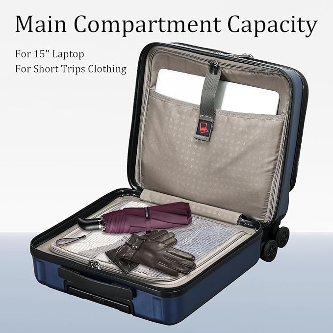 16" Carry On Briefcase Luggage - Image 4