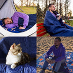 Outdoor Waterproof Blanket, Foldable Fleece Stadium Blanket - Image 6