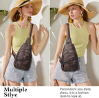 Sling Bag Crossbody Bags for Women Small Cross Body Bag Fanny Packs Chest Sling - Image 8