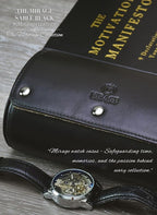 2 Watch Roll Travel Case – Leather Watch Holder Case - Image 6